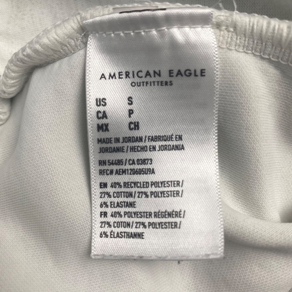 AE -Set of 3- 24/7 Sweat Shorts in Gray, Blue and Heather Cream size Small - Picture 5 of 16